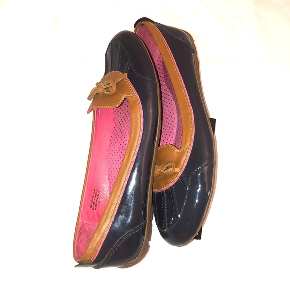 L.L.Bean Coastal Rain Skimmers Flats Galoshes sz 7,5 - Picture 5 of 12
